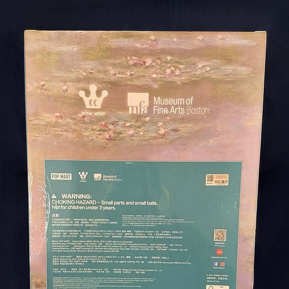 Pop Mart Mega Royal Molly Monet Les Nymphéas 400% - Picture 14 of 16